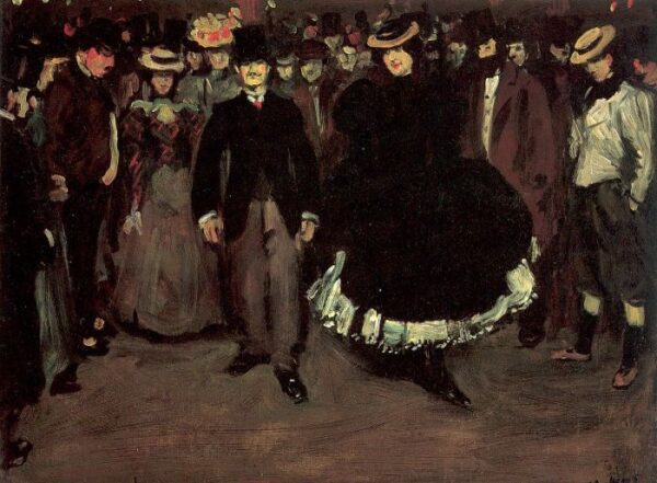 Bal Bullier No. 1 by William Glackens, hand-painted oil painting reproduction