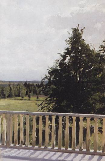 Balcony by Valentin Alexandrovich Serov, hand-painted oil reproduction