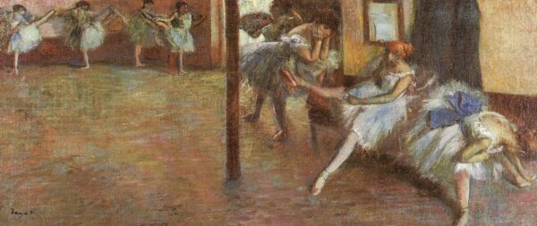 Ballet Rehearsal by Edgar Degas, hand-painted oil painting reproduction