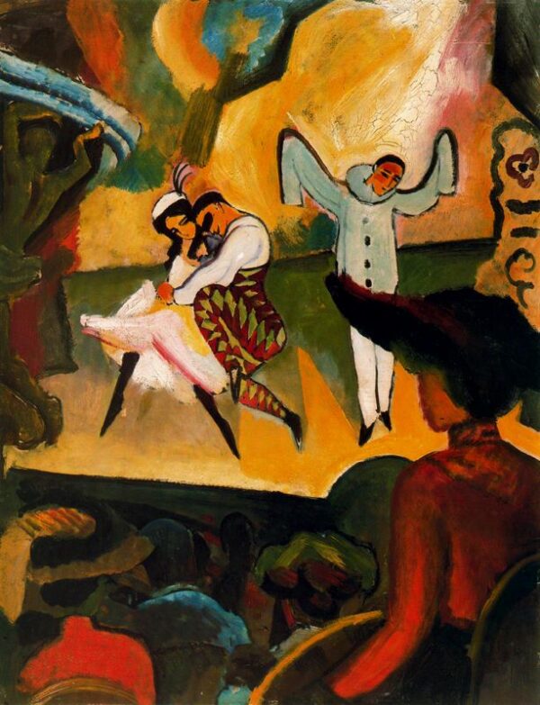 Ballet Russe I by August Macke, hand-painted oil painting reproduction