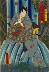 Bando Hikozaburo V by Utagawa Kunisada, hand-painted oil painting reproduction