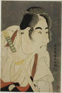 Bando Mitsugoro II by Toshusai Sharaku, hand-painted oil painting reproduction