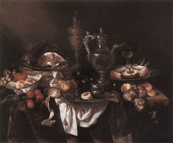 Banquet Still-Life by Abraham van Beyeren, hand-painted oil painting reproduction