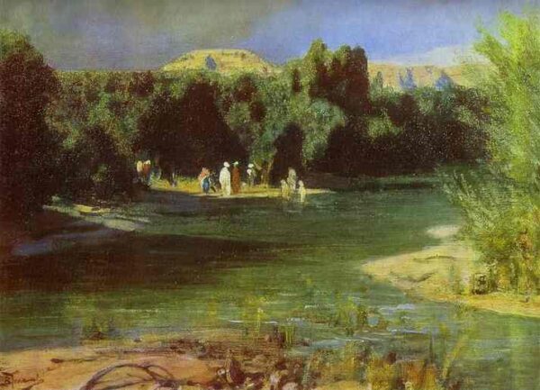 Baptism by Vasiliy Polenov, hand-painted oil painting reproduction