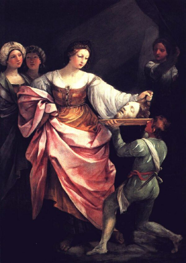 Salome With the Head of Saint John the Baptist by Guido Reni, hand-painted oil painting reproduction
