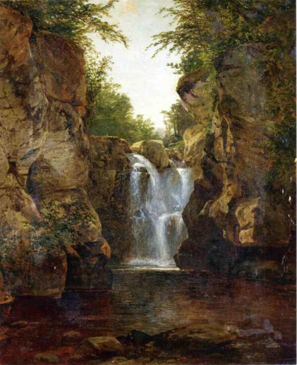 Bash Bish Falls by John Frederick Kensett, hand-painted oil painting reproduction