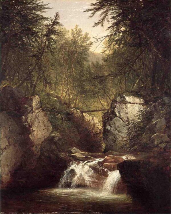 Bash Bish Falls II by John Frederick Kensett, hand-painted oil painting reproduction