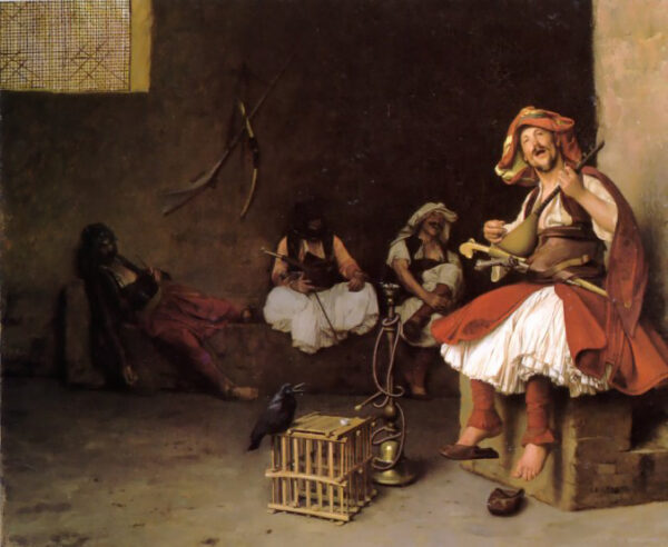 Bashi-Bazouk Singing by Jean-Léon Gérôme, hand-painted oil painting reproduction