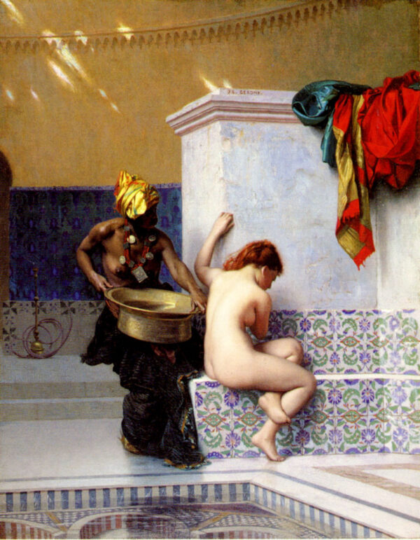 Turkish Bath or Moorish Bath by Jean-Léon Gérôme, hand-painted oil painting reproduction