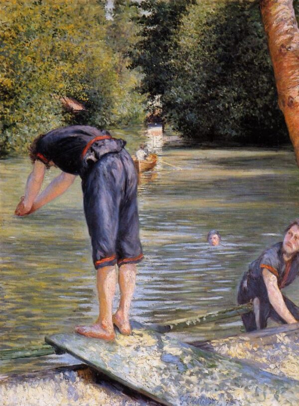 Bathers by Gustave Caillebotte, hand-painted oil painting reproduction