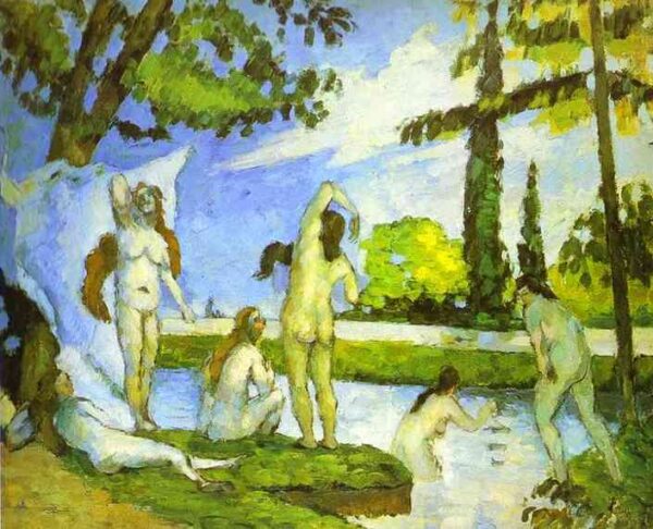 Bathers Nude by Paul Cézanne, hand-painted oil painting reproduction
