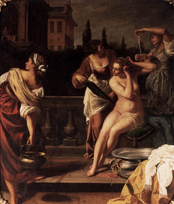 Bathsheba by Artemisia Gentileschi, hand-painted oil painting reproduction