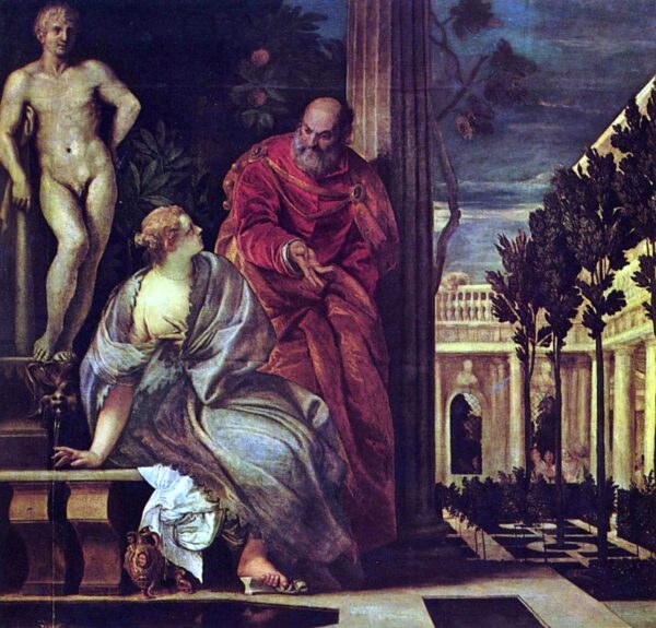 Bathsheba at Bath by Paolo Veronese, hand-painted oil painting reproduction