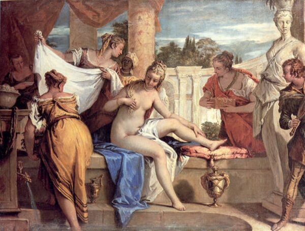 Bathsheba in her Bath by Sebastiano Ricci, hand-painted oil painting reproduction