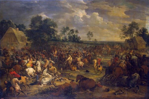 Battle by Adam Frans van der Meulen, hand-painted oil painting reproduction
