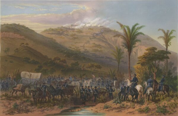 Battle of Cerro Gordo by Carl Nebel, hand-painted oil painting reproduction
