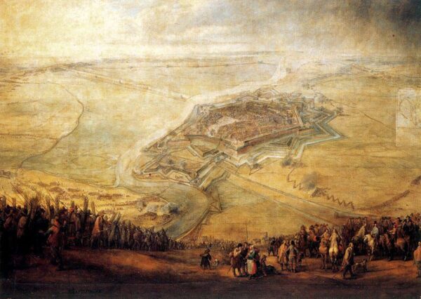 Battle of Gravelines by Pieter Snayers, hand-painted oil painting reproduction