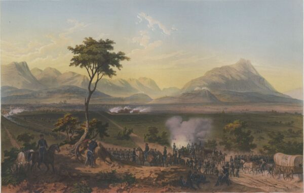 Battle of Monterrey by Carl Nebel, hand-painted oil painting reproduction