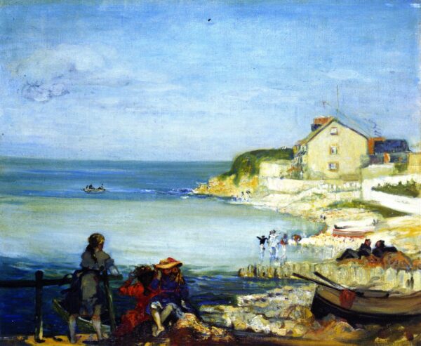 Beach at Swanage by Charles Conder, hand-painted oil painting reproduction