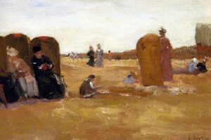 Beach view by Floris Arntzenius, hand-painted oil painting reproduction