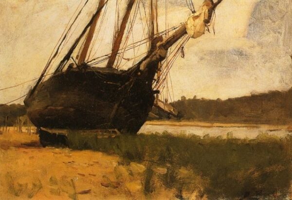 Beached by Dennis Miller Bunker, hand-painted oil painting reproduction