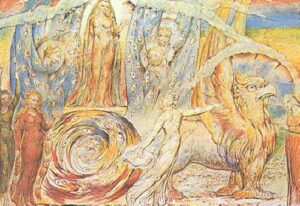 Beatrice Addressing Dante by William Blake, hand-painted oil painting reproduction