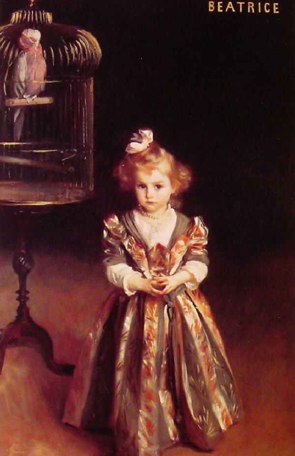 Beatrice Goelet by John Singer Sargent, hand-painted oil painting reproduction