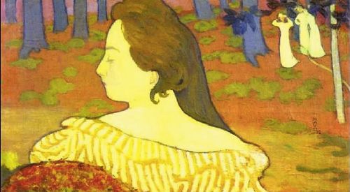 Beauty in the Autumn Wood by Maurice Denis, hand-painted oil reproduction