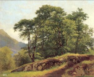 Beech Forest in Switzerland by Ivan Shishkin
