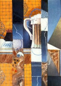 Beer Glass and Cards by Juan Gris, hand-painted oil painting reproduction