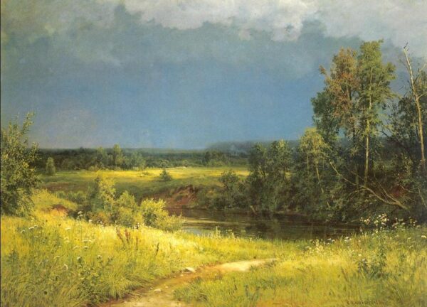 Before a Thunderstorm by Ivan Shishkin, hand-painted oil painting reproduction