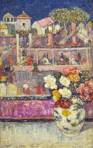 Begonias by Henry Dearth, hand-painted oil painting reproduction