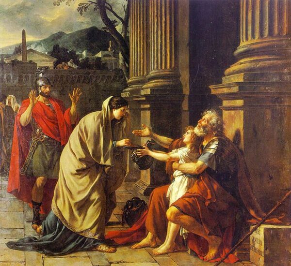 Belisarius by Jacques-Louis David, hand-painted oil painting reproduction