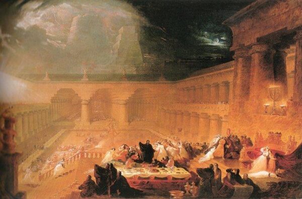 Belshazzar’s Feast by John Martin, hand-painted oil painting reproduction