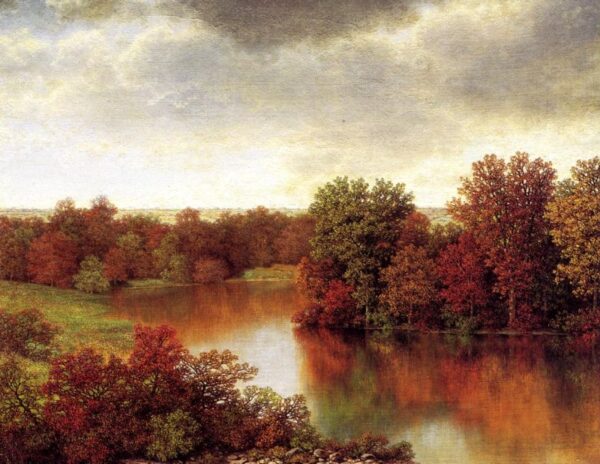 Bend in the River by William Mason Brown, hand-painted oil painting reproduction