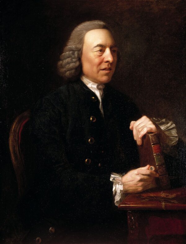 Benjamin Stillingfleet by Johann Zoffany, hand-painted oil reproduction