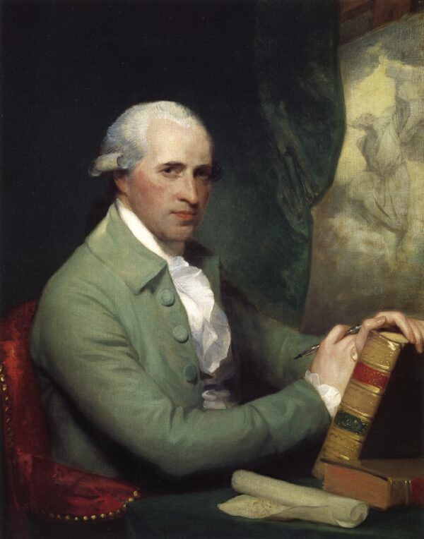 Benjamin West by Gilbert Stuart, hand-painted oil painting reproduction