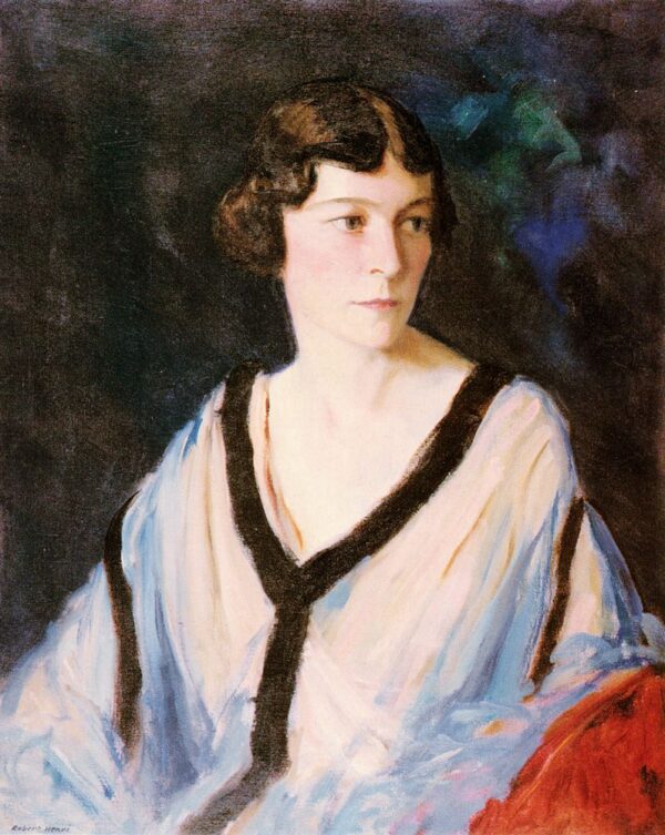 Portrait of Mrs. Edward H. (Catherine) Bennett by Robert Henri, hand-painted oil painting reproduction