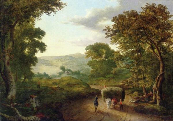 Berkshire Hills by George Inness, hand-painted oil painting reproduction