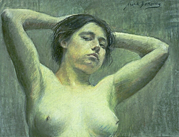 Between Poses by Alice Pike Barney, hand-painted oil painting reproduction