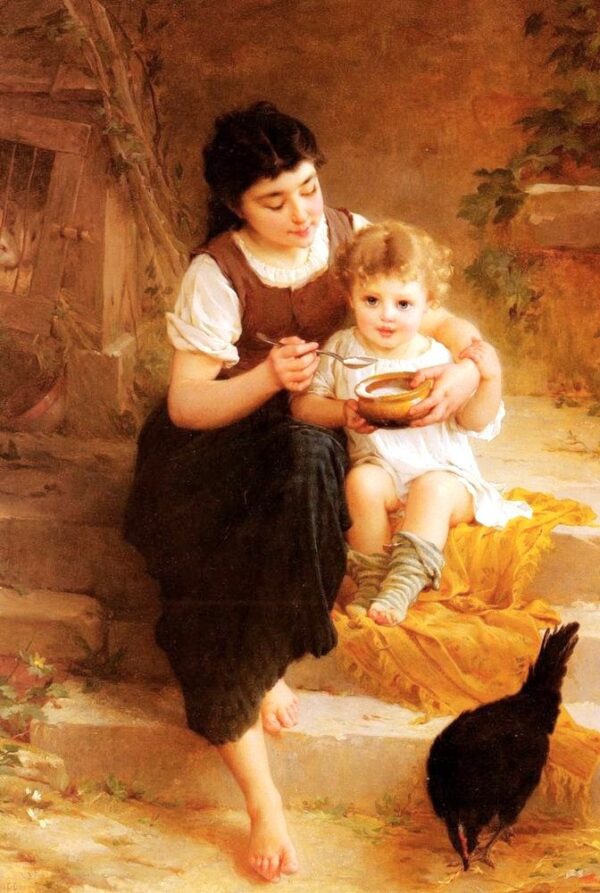 Big Sister by Émile Munier, hand-painted oil painting reproduction