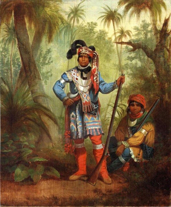 Billy Bowlegs by Charles Wimar, hand-painted oil painting reproduction