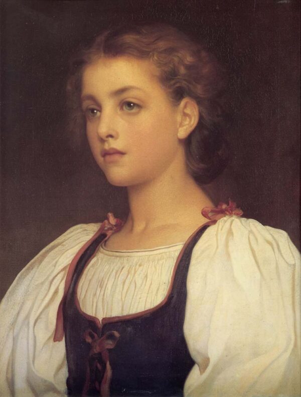 Biondina by Lord Frederick Leighton, hand-painted oil painting reproduction