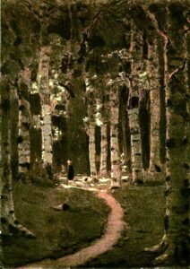 Birchwood 1 1880 by Arkhip Kuindzhi, hand-painted oil painting reproduction