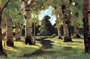 Birchwood 1 1898 1908 by Arkhip Kuindzhi, hand-painted oil painting reproduction
