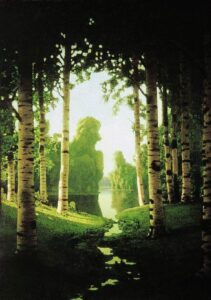 Birchwood 1901 by Arkhip Kuindzhi, hand-painted oil painting reproduction