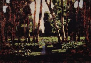 Birchwood 2 1879 by Arkhip Kuindzhi, hand-painted oil painting reproduction