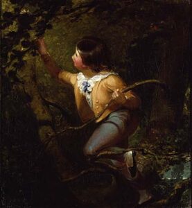 Bird Nesting by Emanuel Leutze, hand-painted oil painting reproduction