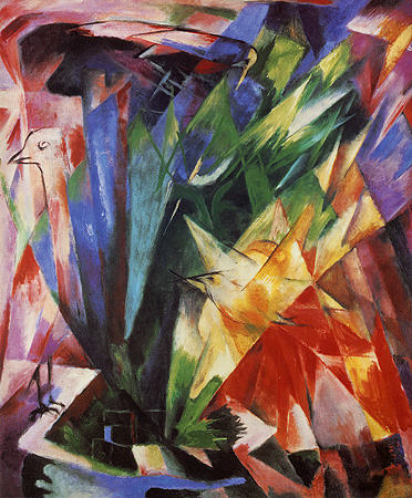 Birds by Franz Marc, hand-painted oil reproduction