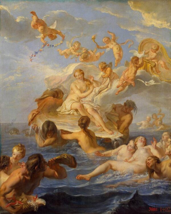 Birth of Venus by Noel Nicolas Coypel, hand-painted oil painting reproduction